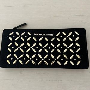 Michael Kors Large Embellished Slim Wallet